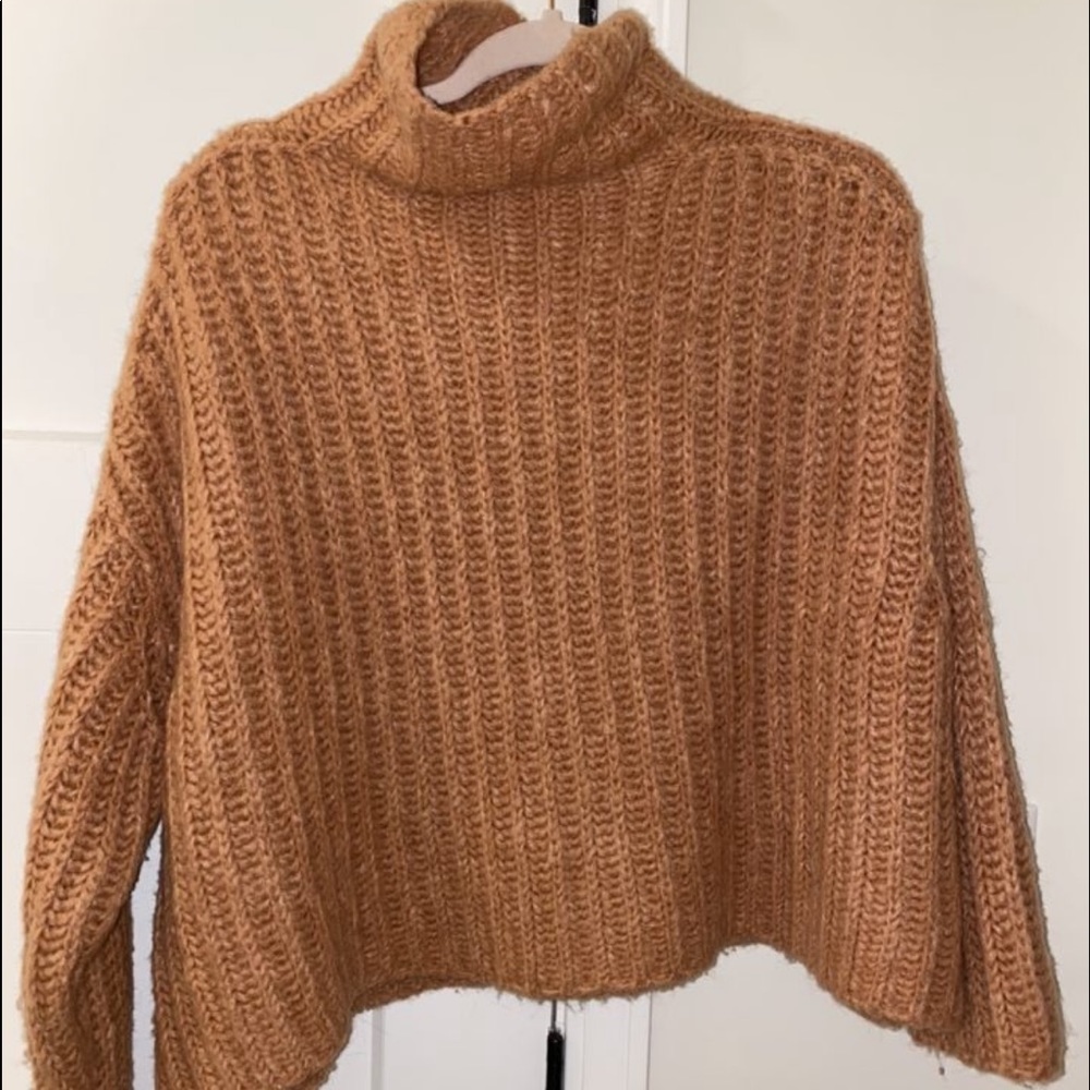 Peach Free People Sweater